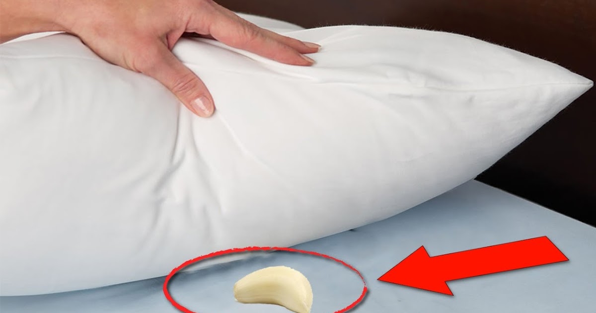Why put garlic under my pillow?