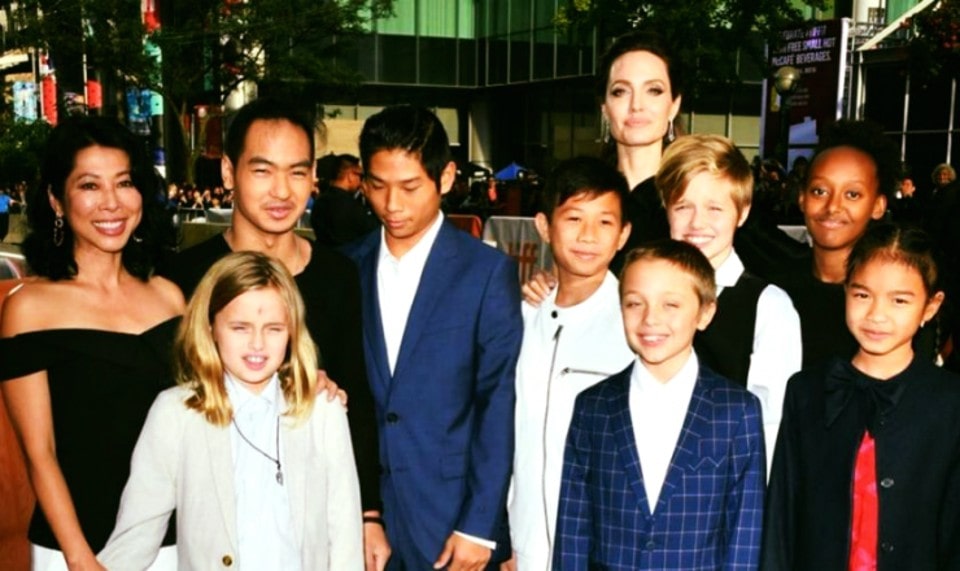 Angelina Jolie has disinherited five of her six children.