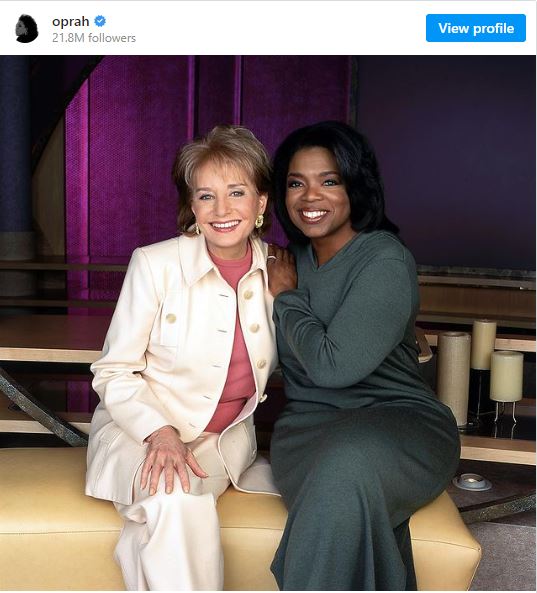 Oprah Winfrey’s tears of grief