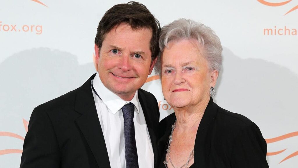 Michael J. Fox and his mother