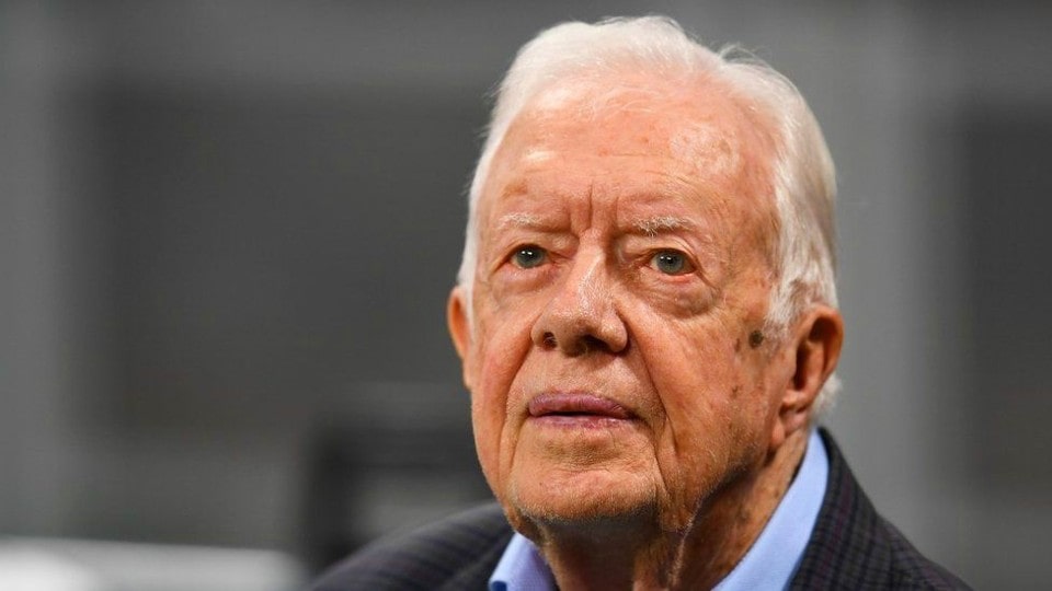 The sad news about Jimmy Carter, former US President.