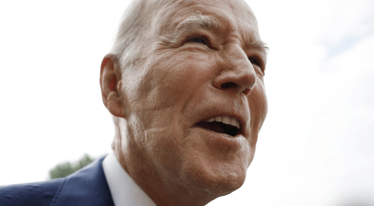 What are the odd lines on Biden’s face that have appeared in recent days?