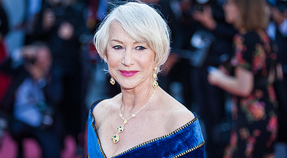 Helen Mirren presents a gorgeous new haircut at the Cannes Film Festival.