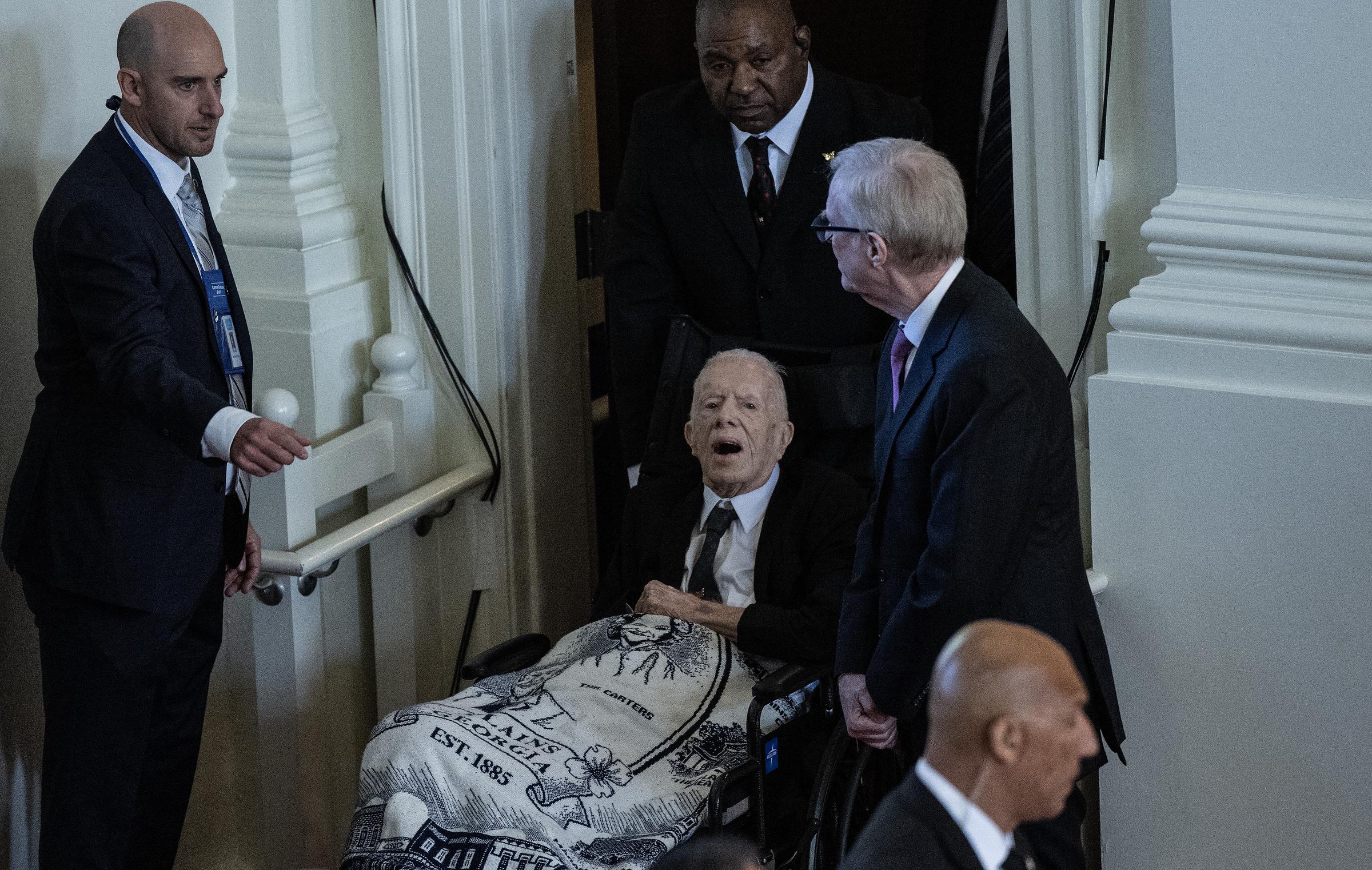 Former U.S. President Jimmy Carter in Atlanta, Georgia, on November 28, 2023 | Source: Getty Images