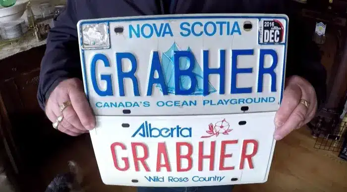 Lorne Grabher's personalized license plate