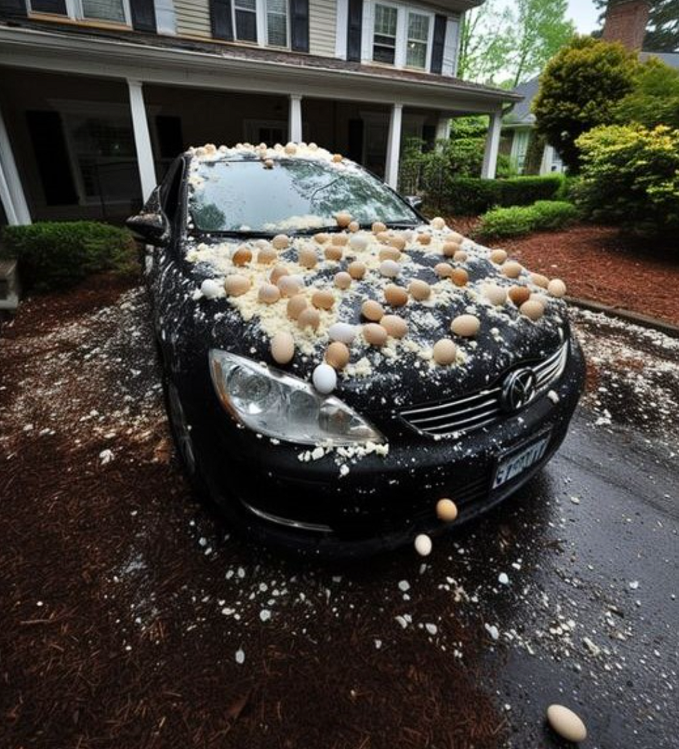 My Neighbor Egged My Car Over Halloween Decorations—You Won’t Believe His Reason